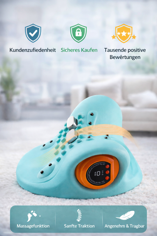 NeckEast Cervical Comfort Traktions-& Massagekissen