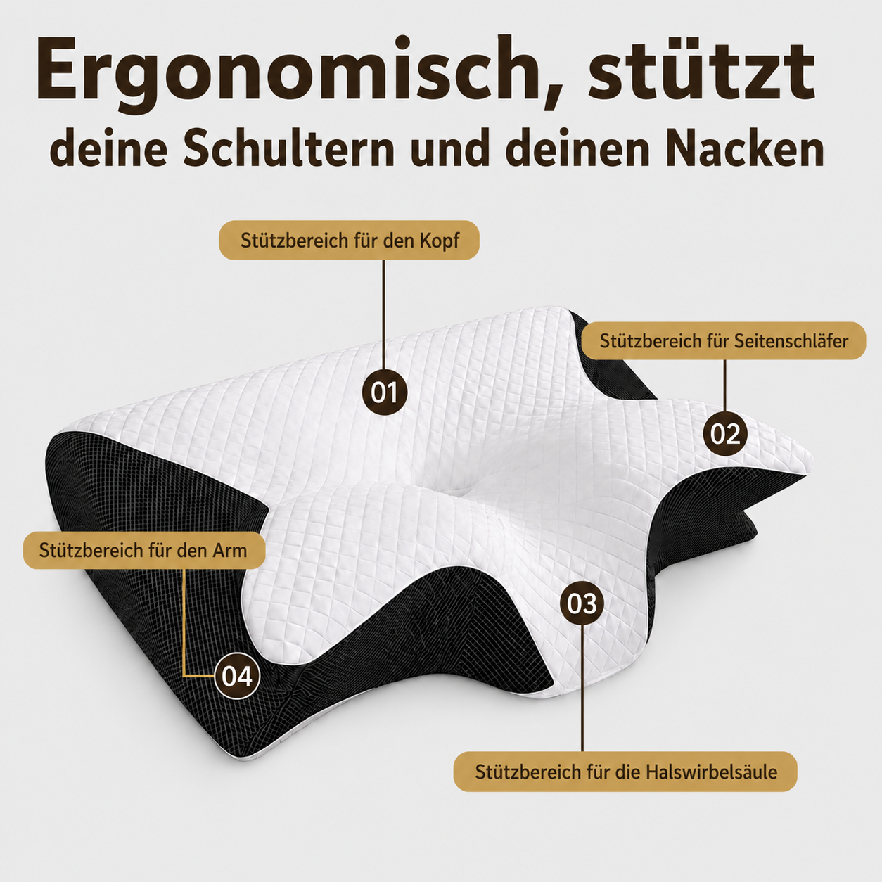 Ergosleep – Das ergonomische Schlafkissen